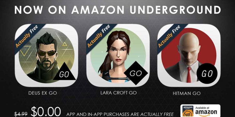 Amazon Underground: tre giochi Square Enix in regalo, ecco come ottenerli
