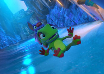 Yooka-Laylee si mostra con un gameplay nel mondo giacciato di Glitterglaze Glacier